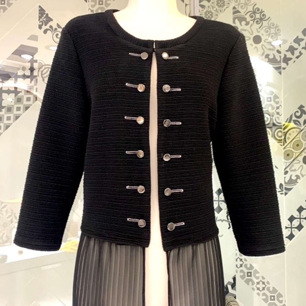 Like NEW 🌸Gorgeous Black Long JR Cover Up - Picture 7 of 17
